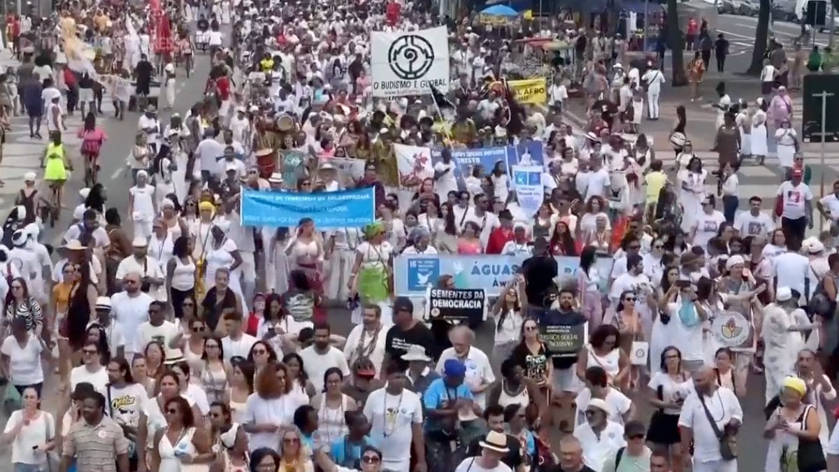 Brezilya’da ‘Dini hoşgörüsüzlük’ protesto edildi