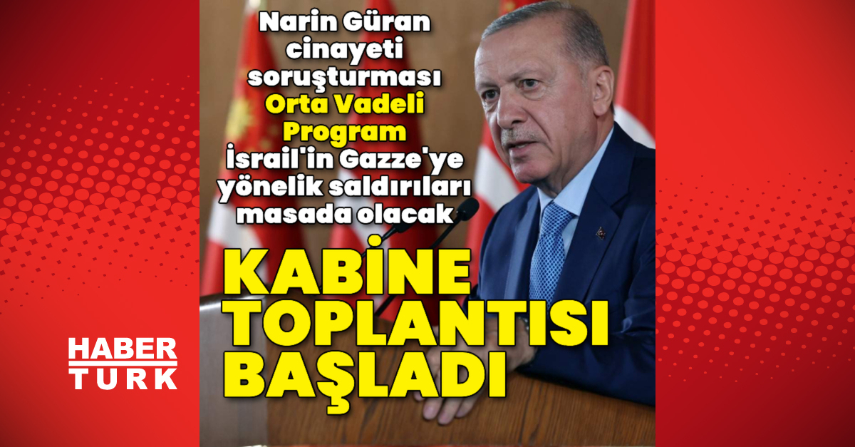 Kabine Toplantısı başladı