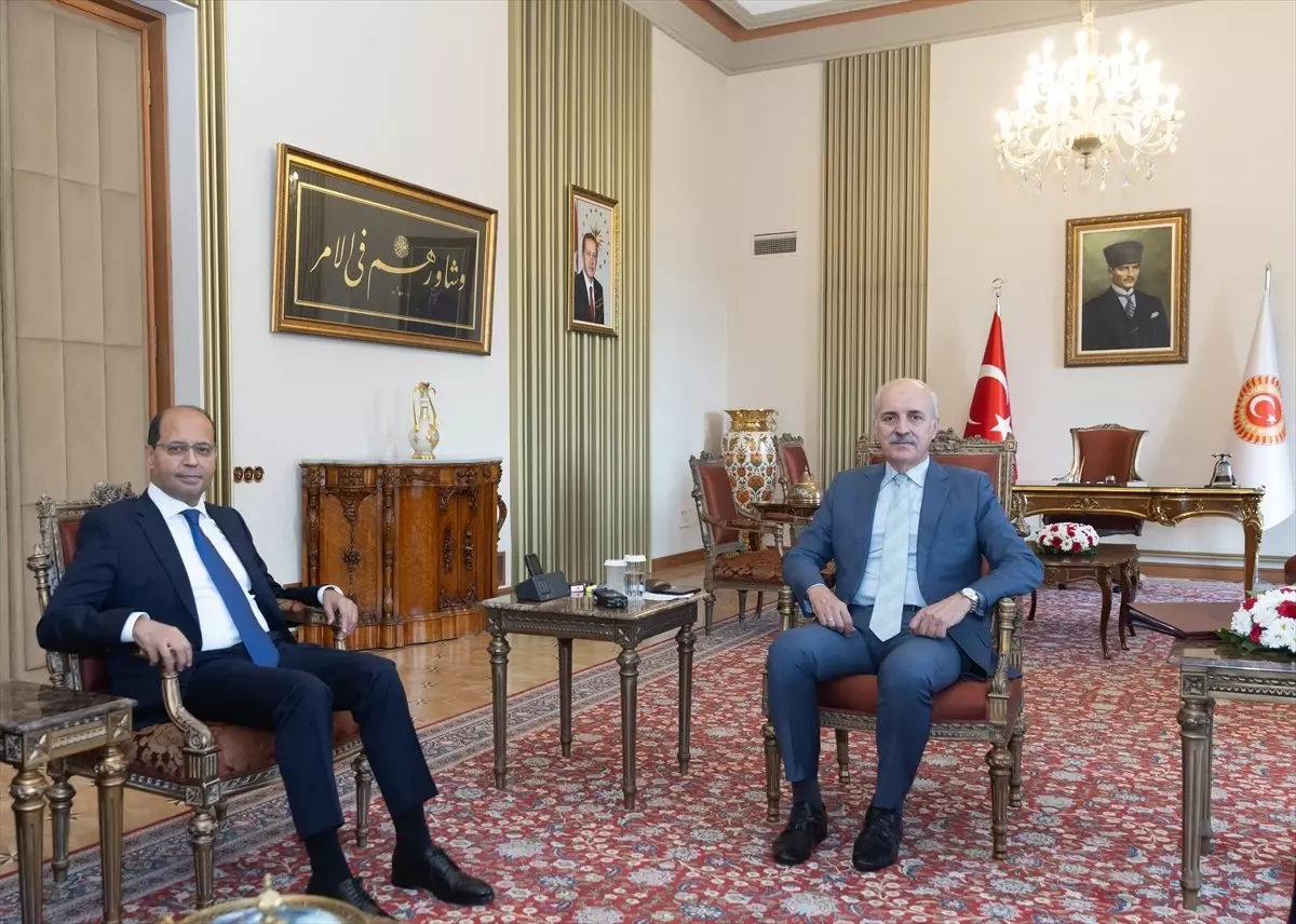 Kurtulmuş, Mısır Büyükelçisi’ni Kabul Etti