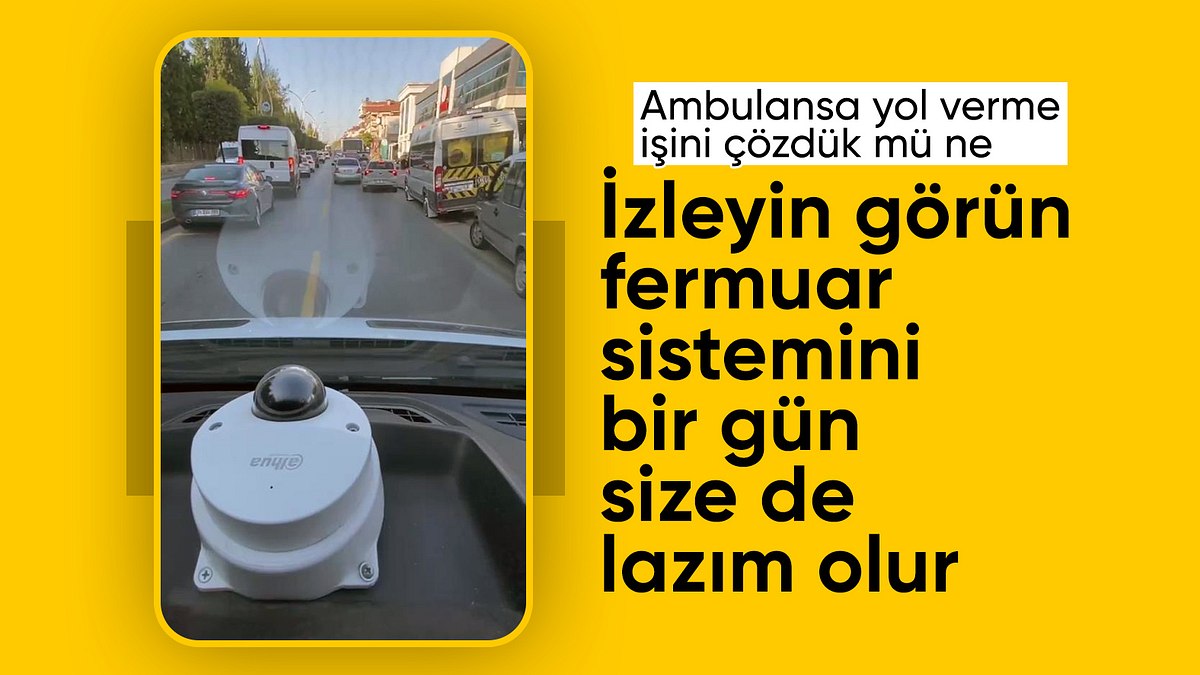 Sakarya’da ambulans geçişinde fermuar sistemi uygulandı: O anlar kamerada..