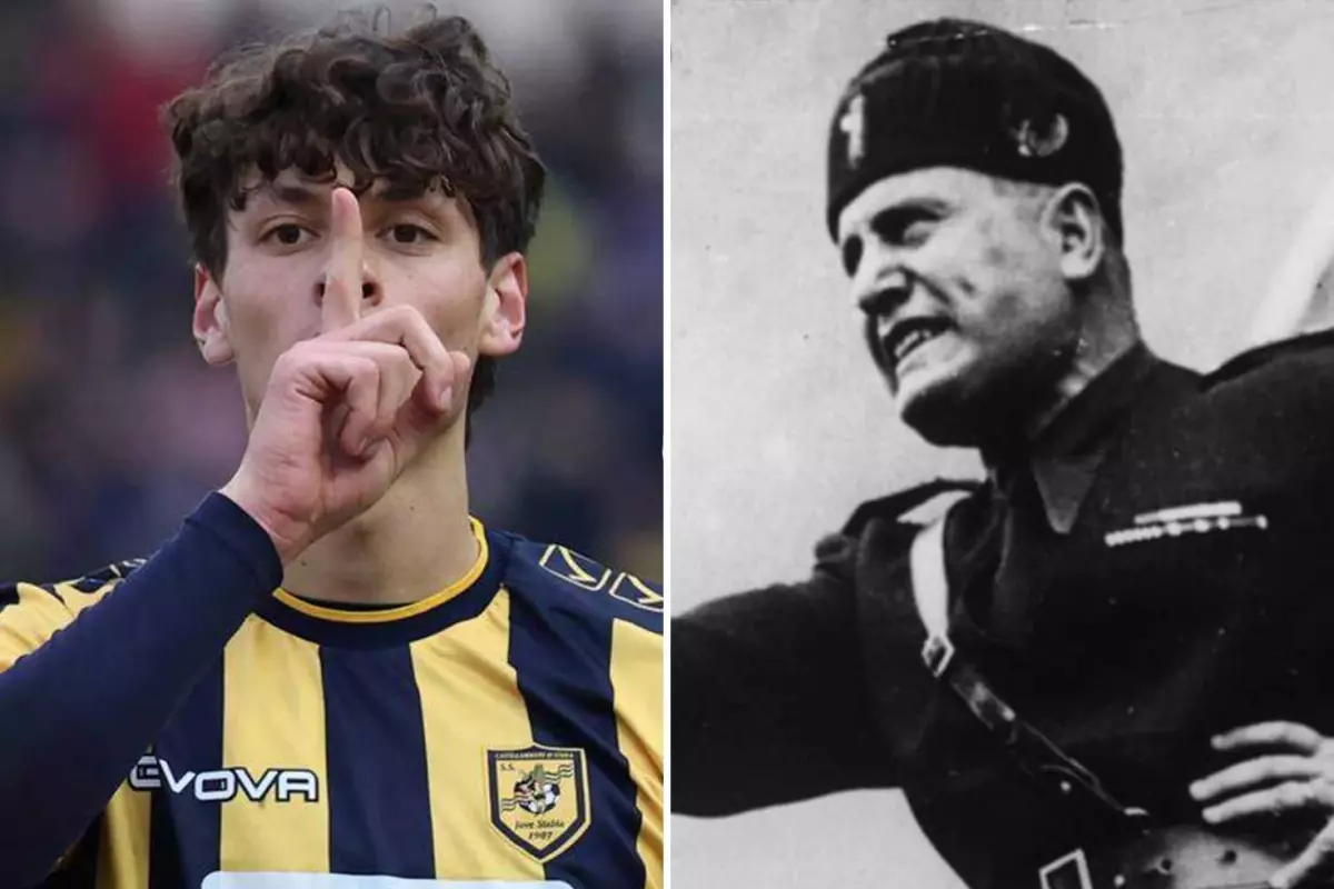 Diktatör Mussolini’nin futbolcu torunu İtalya’yı karıştırdı